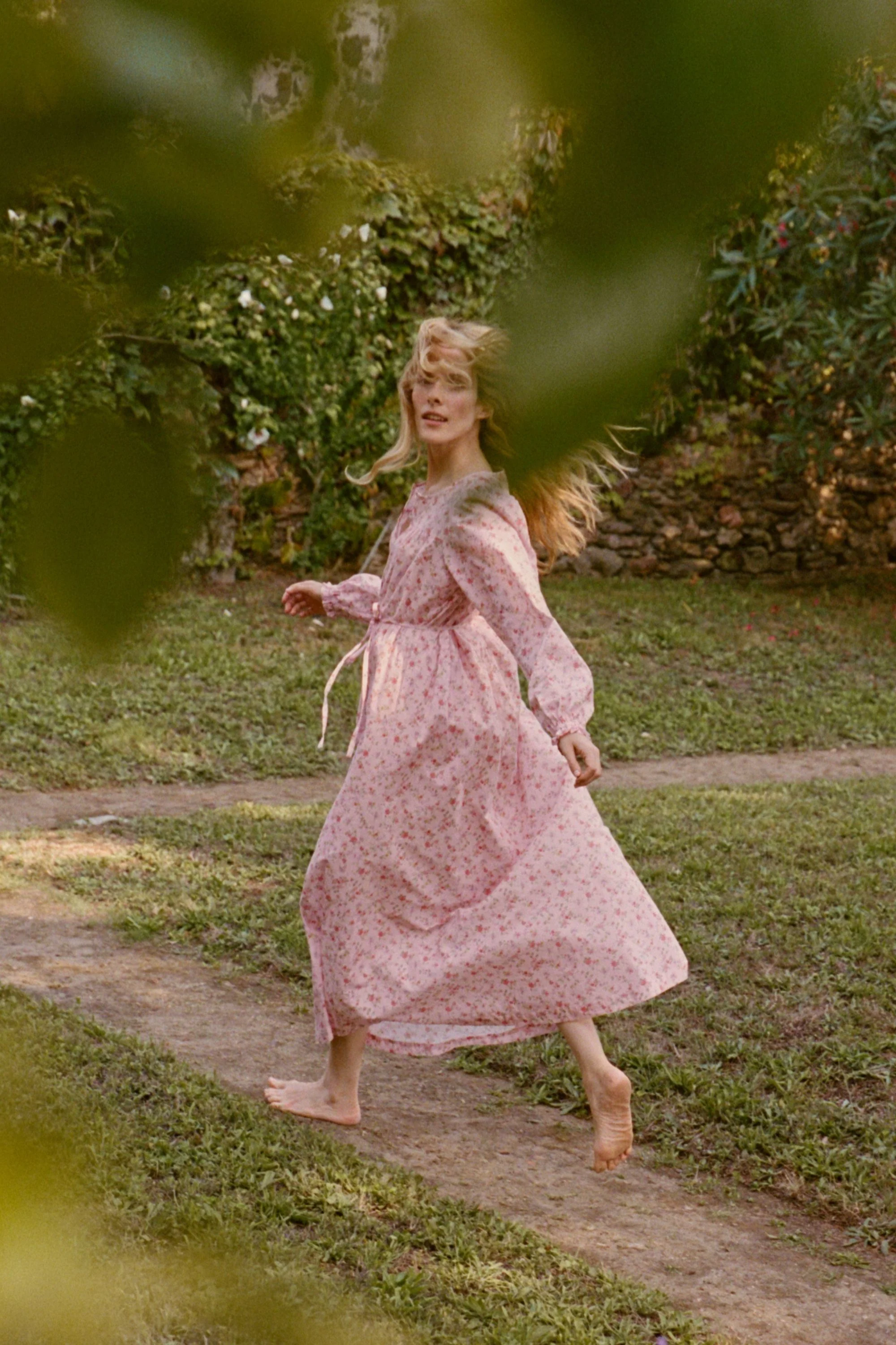 Ava Maxi Dress in Blossom Pink Floral - Image 6