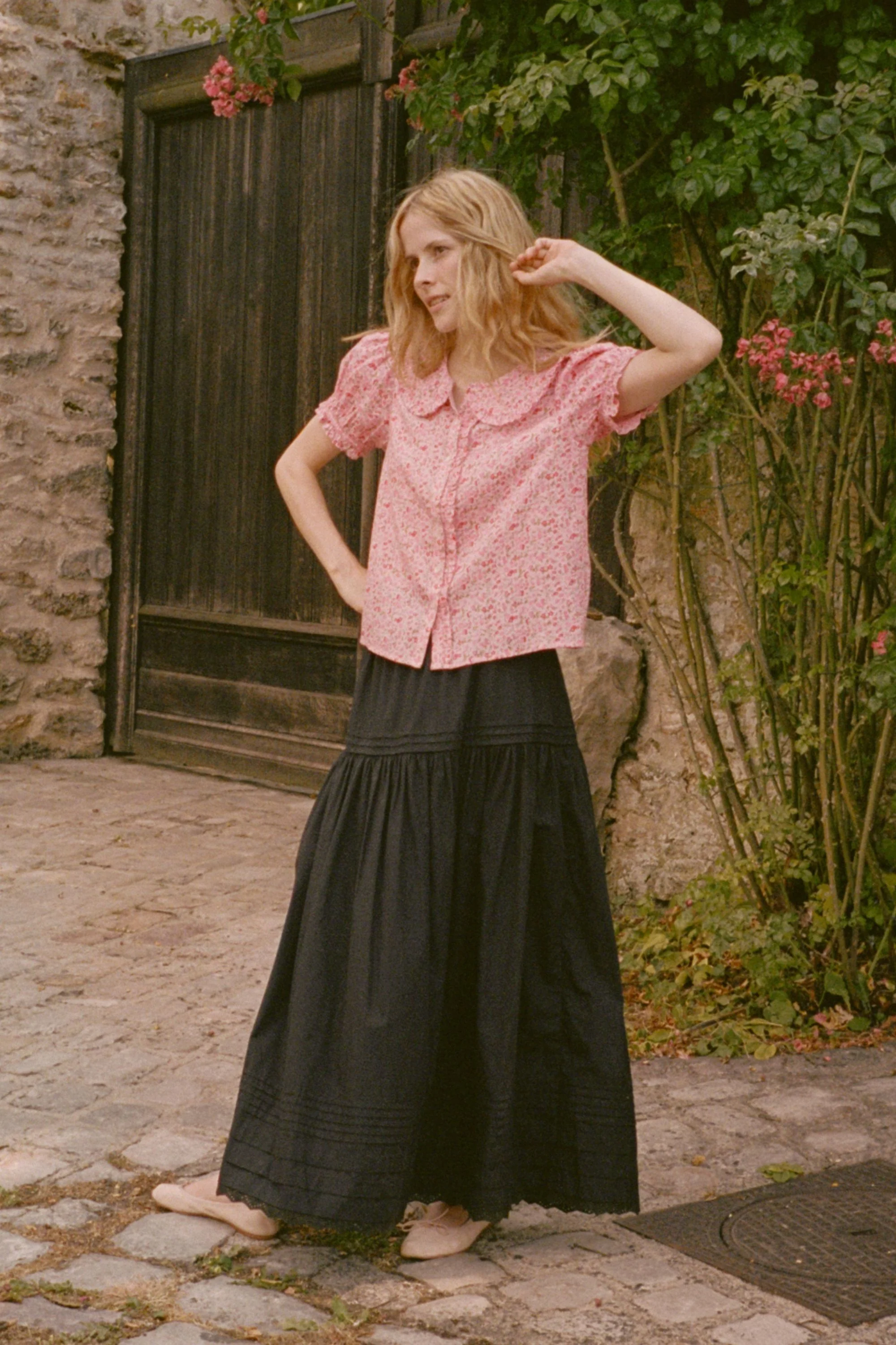 Billie Blouse in Millie Rose - Image 3