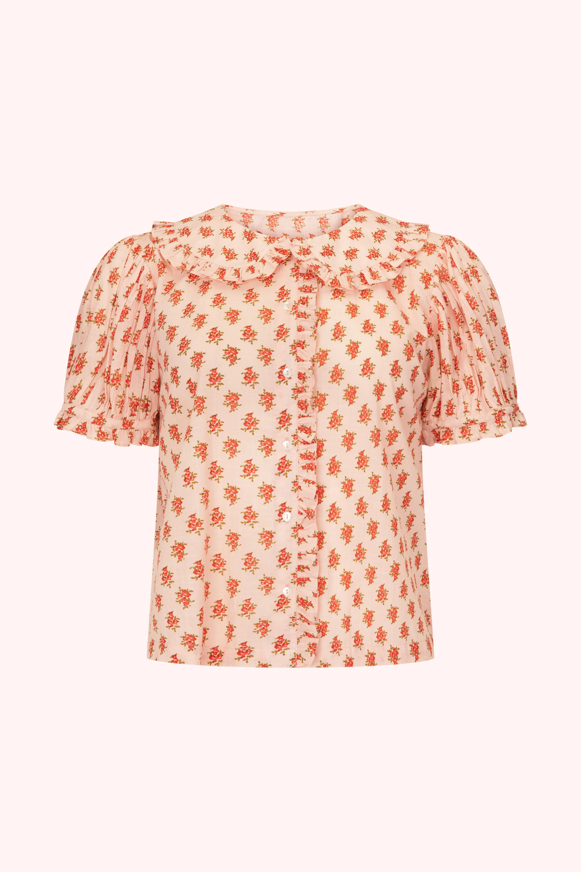 Billie Blouse in Strawberry Thistle - Image 5