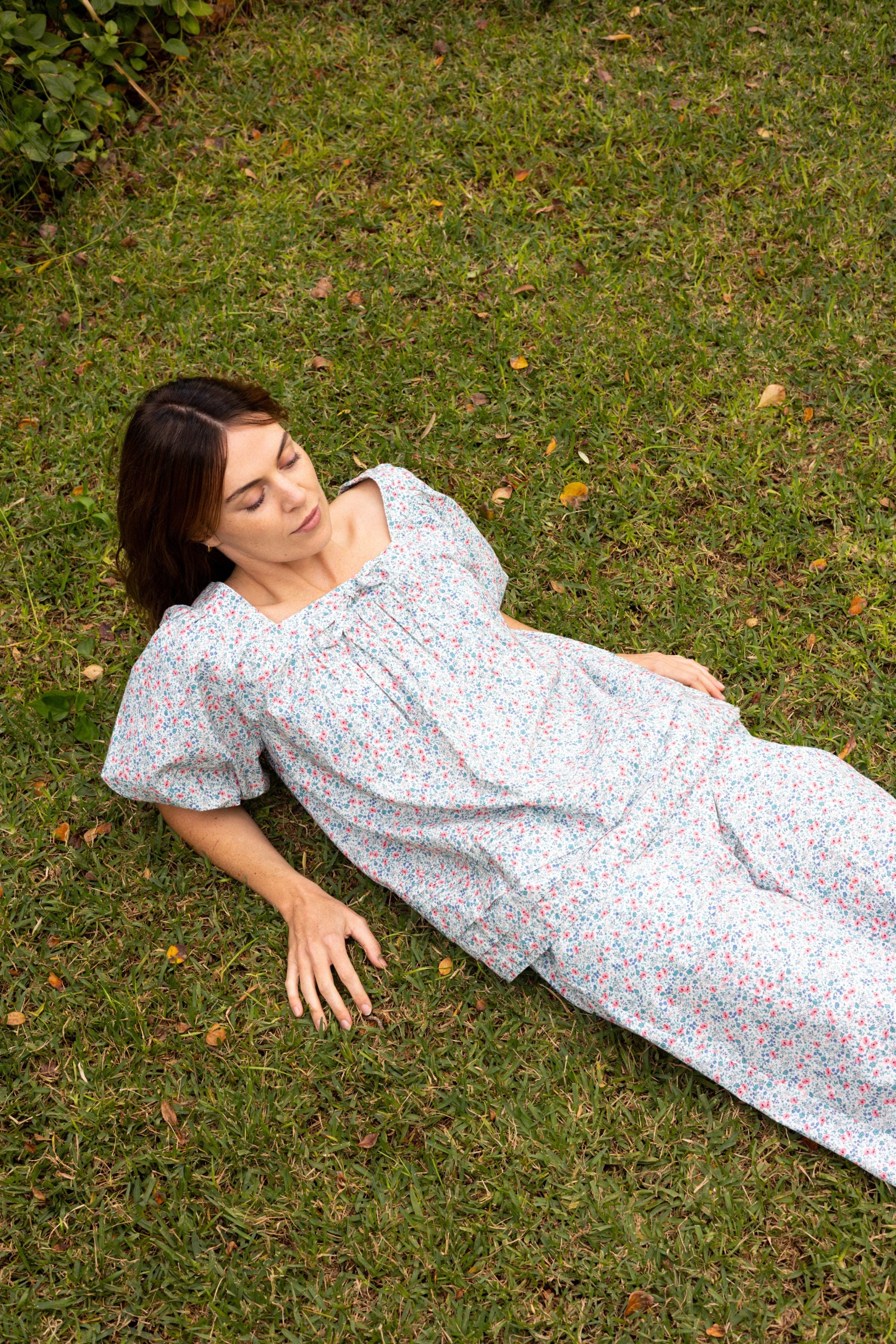 Celine Blouse in Cornflower Meadow - Image 10