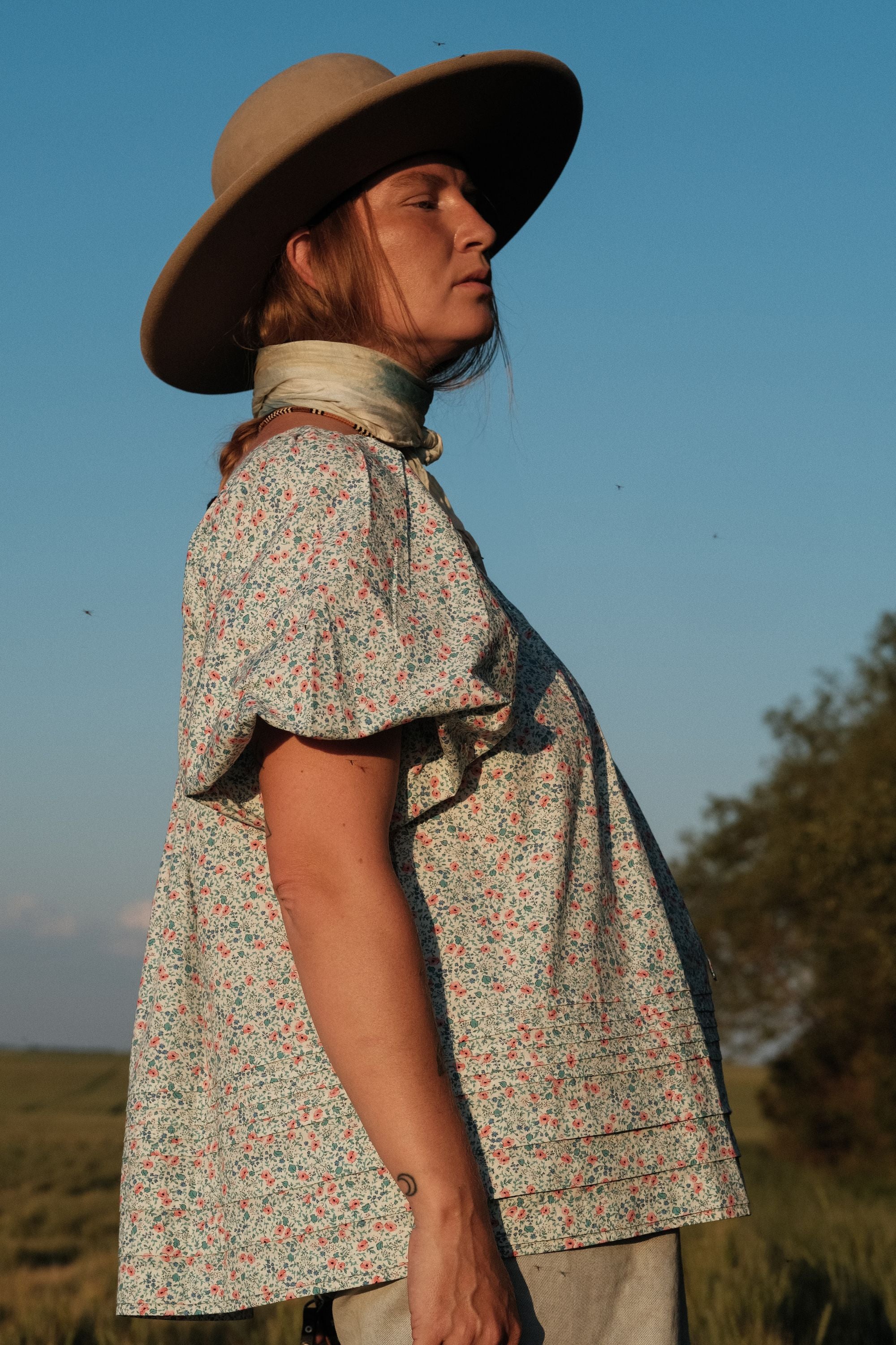 Celine Blouse in Cornflower Meadow - Image 4