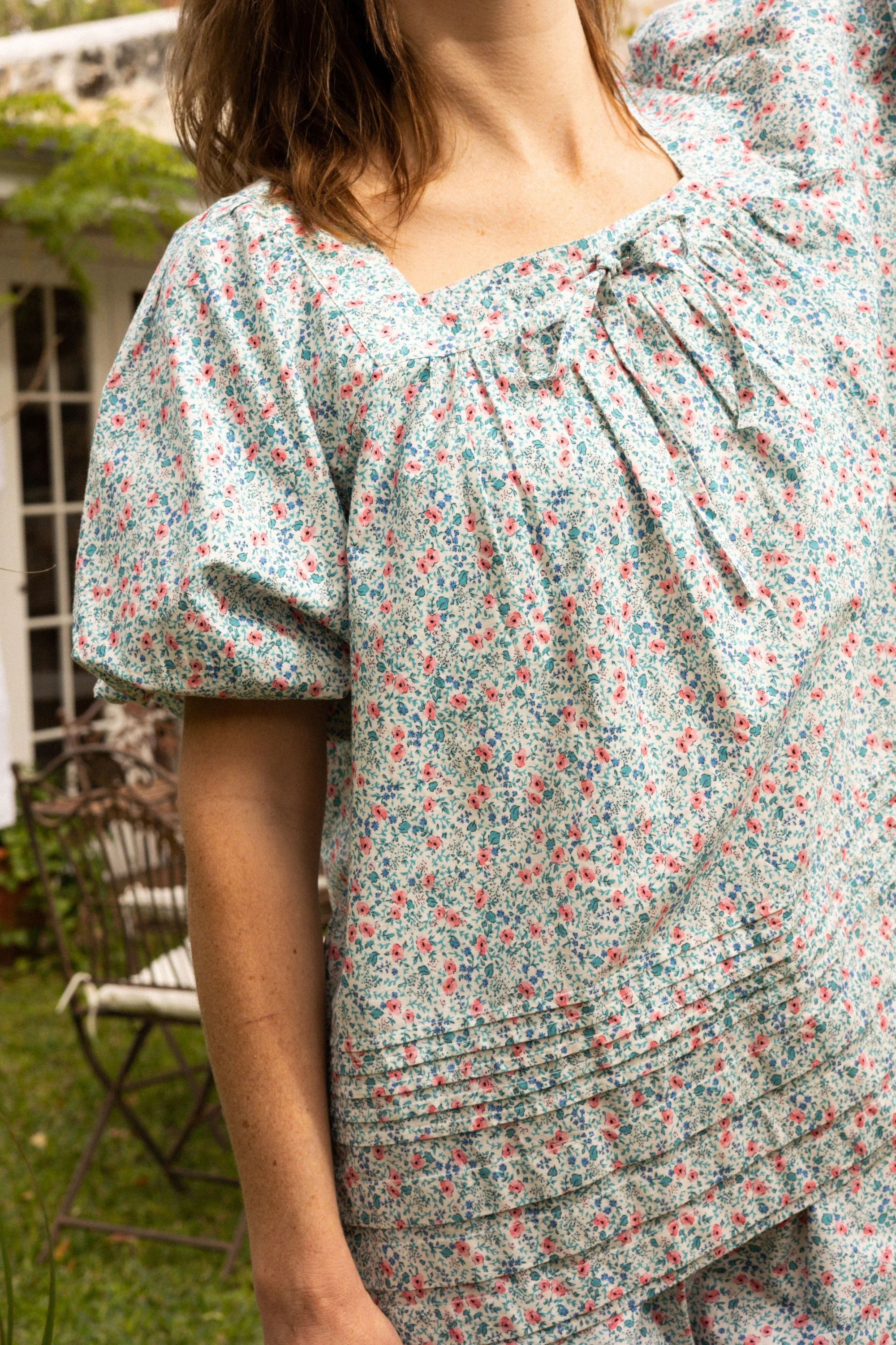 Celine Blouse in Cornflower Meadow - Image 5