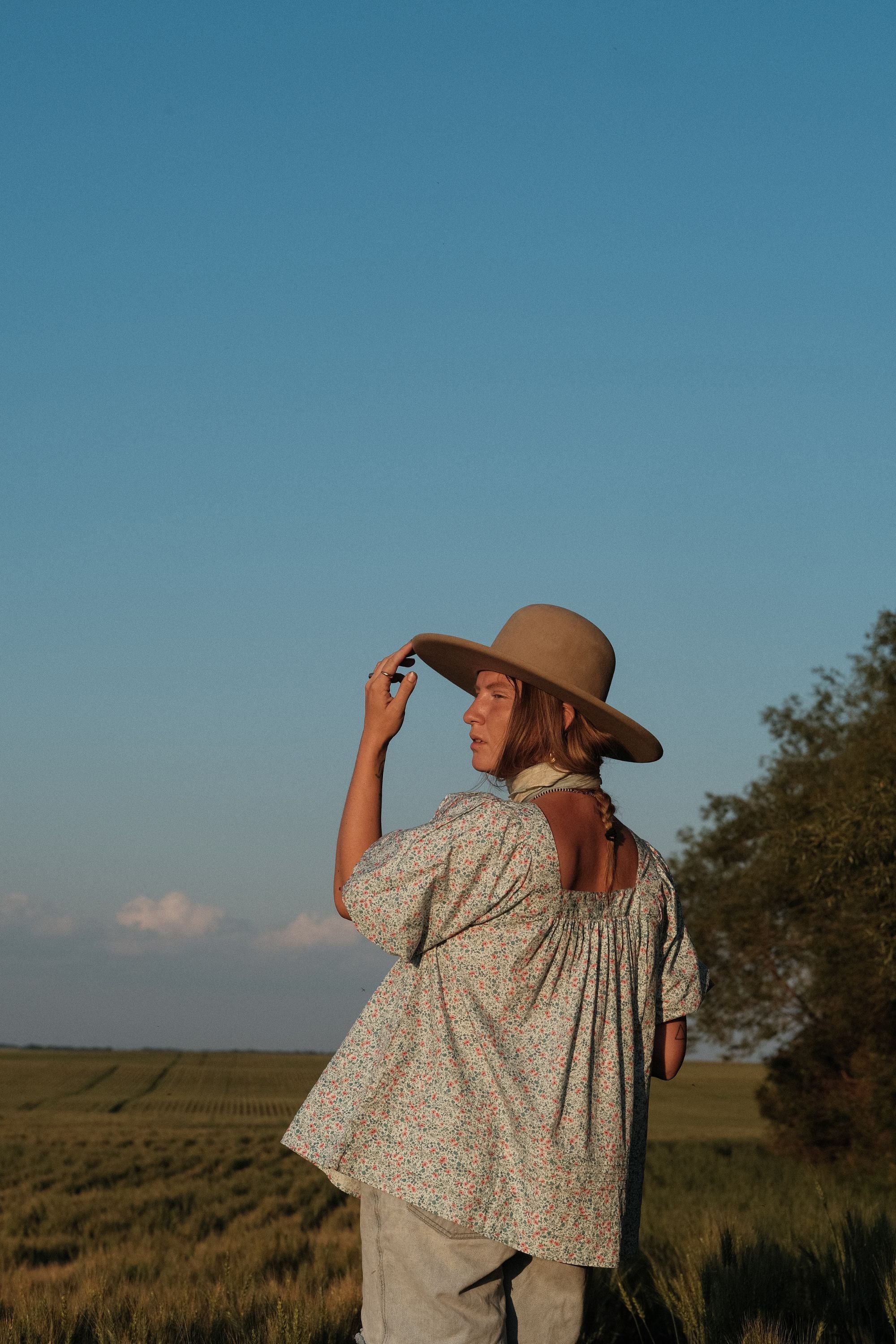 Celine Blouse in Cornflower Meadow - Image 6
