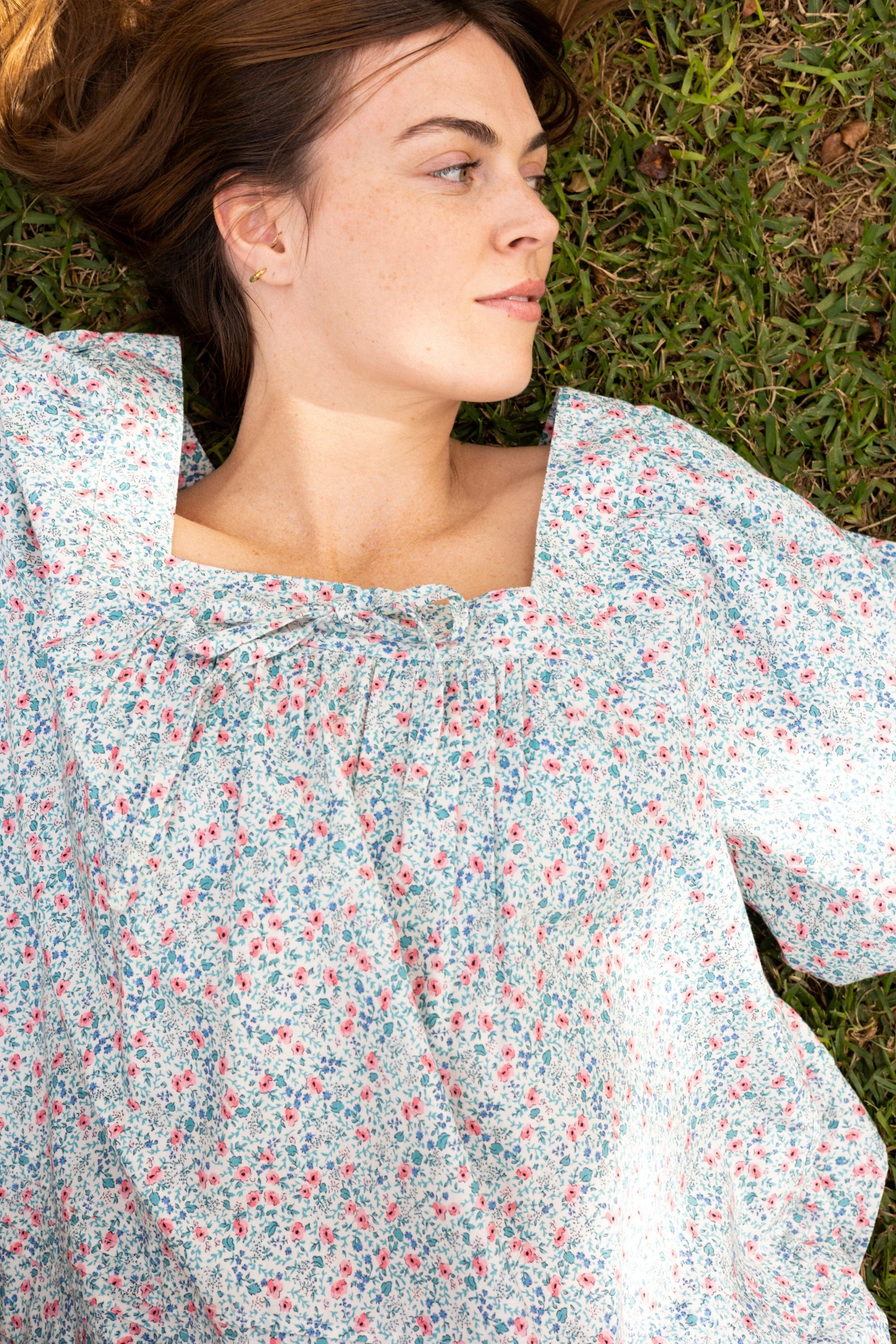 Celine Blouse in Cornflower Meadow - Image 7