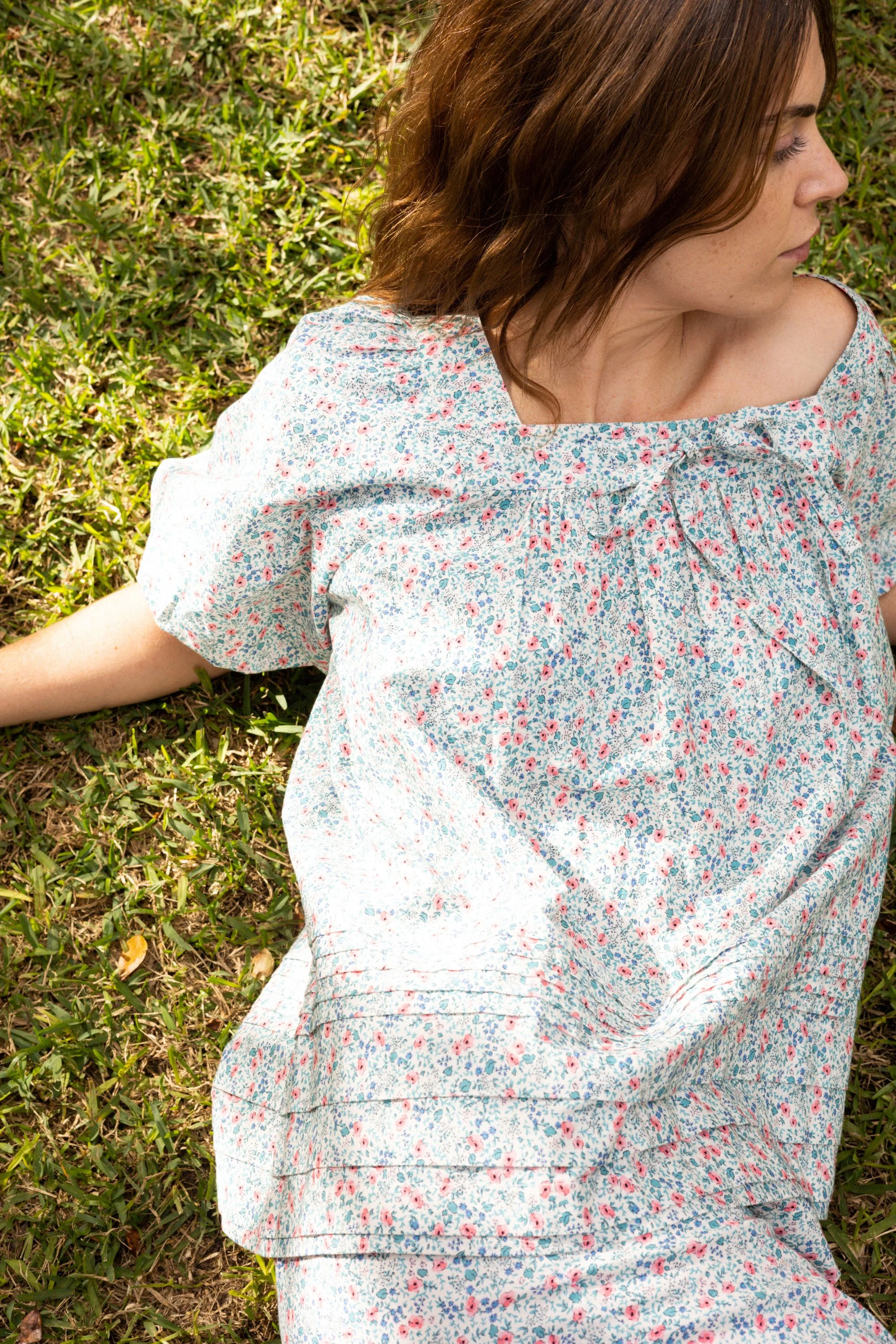 Celine Blouse in Cornflower Meadow - Image 8