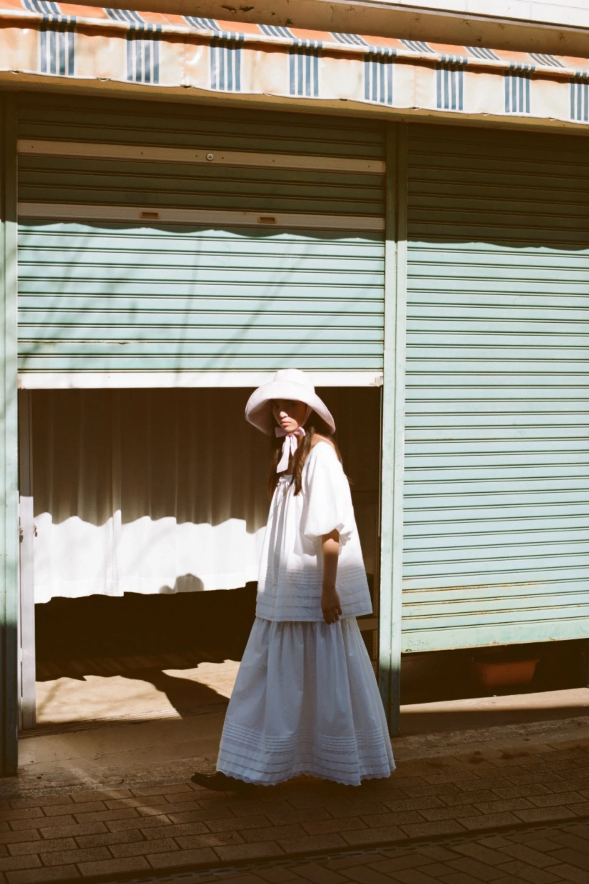 Celine Blouse in White - Image 7