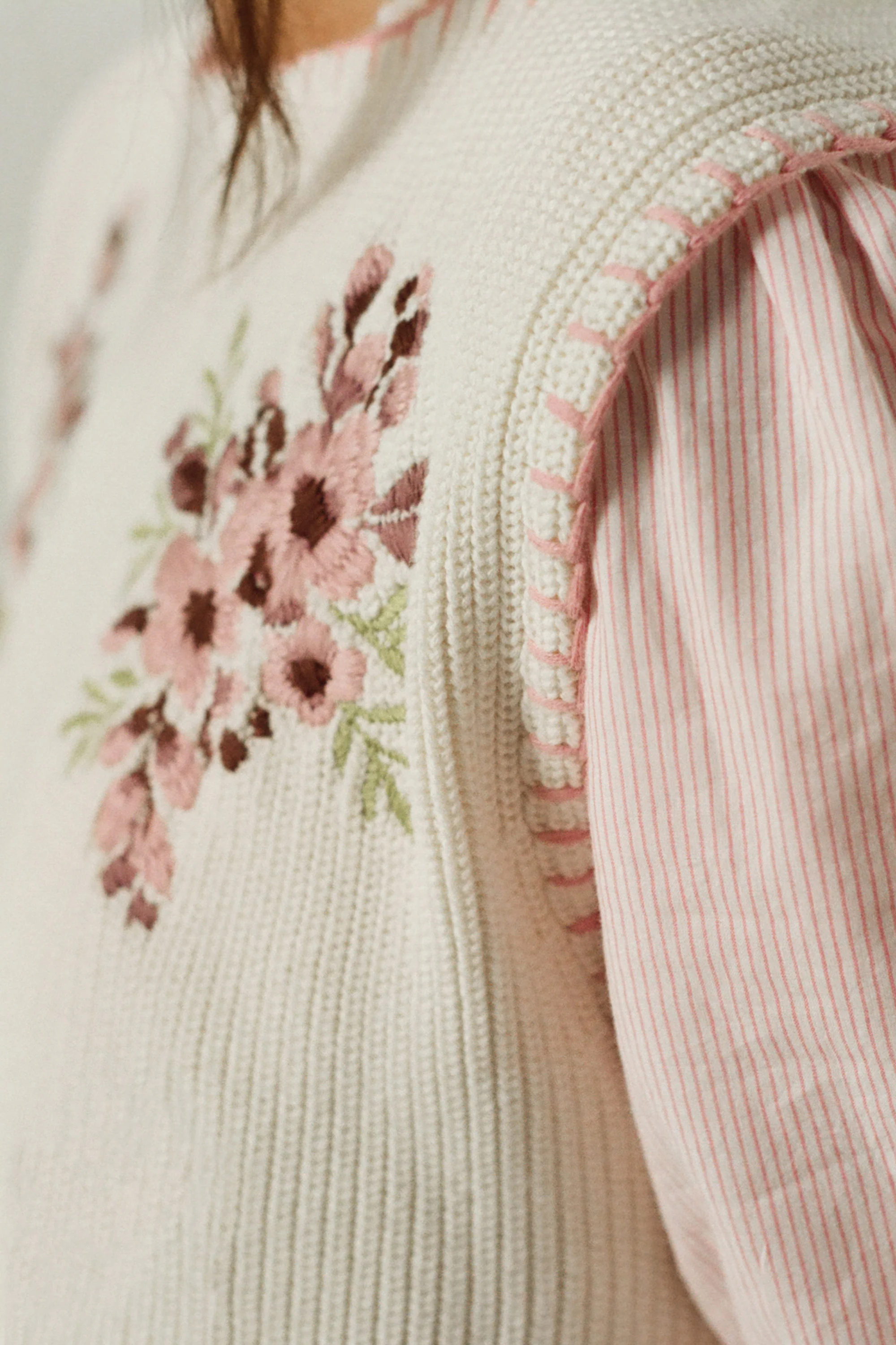 Clara Vest in Oat - Image 3