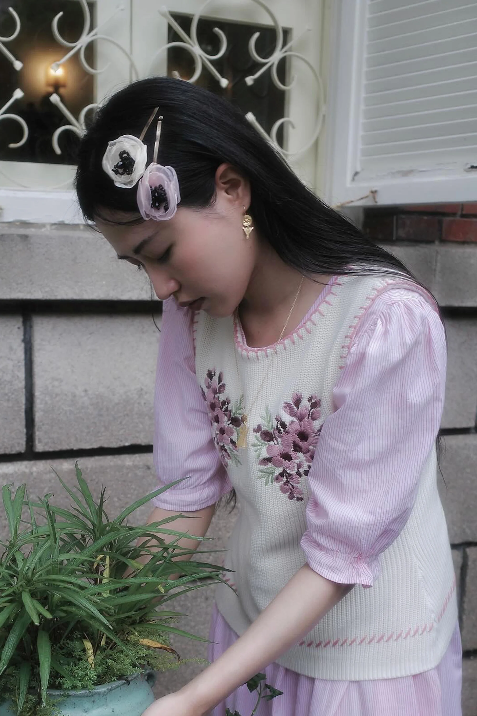 Clara Vest in Oat - Image 4