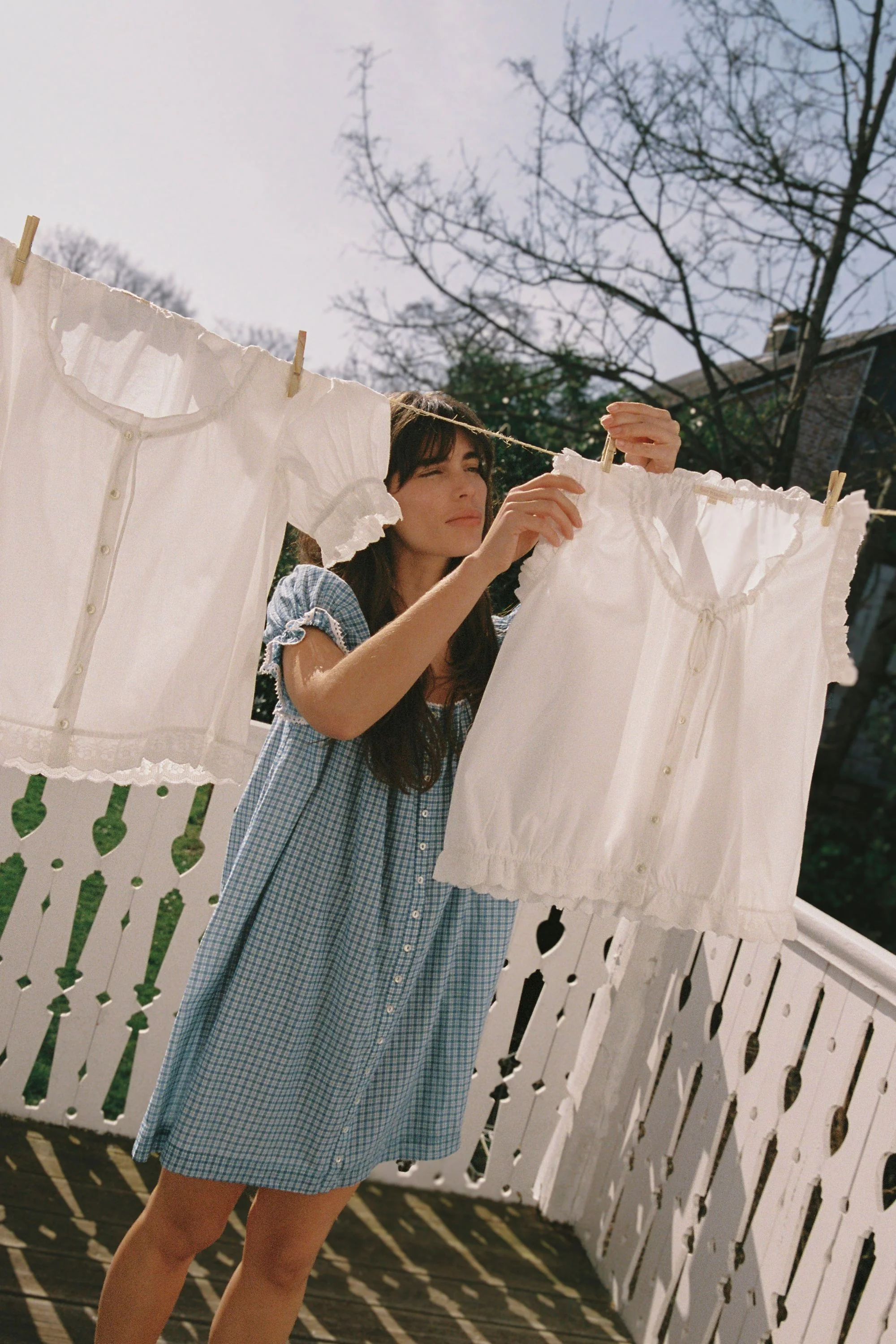 The Duke blouse in French White - Image 4