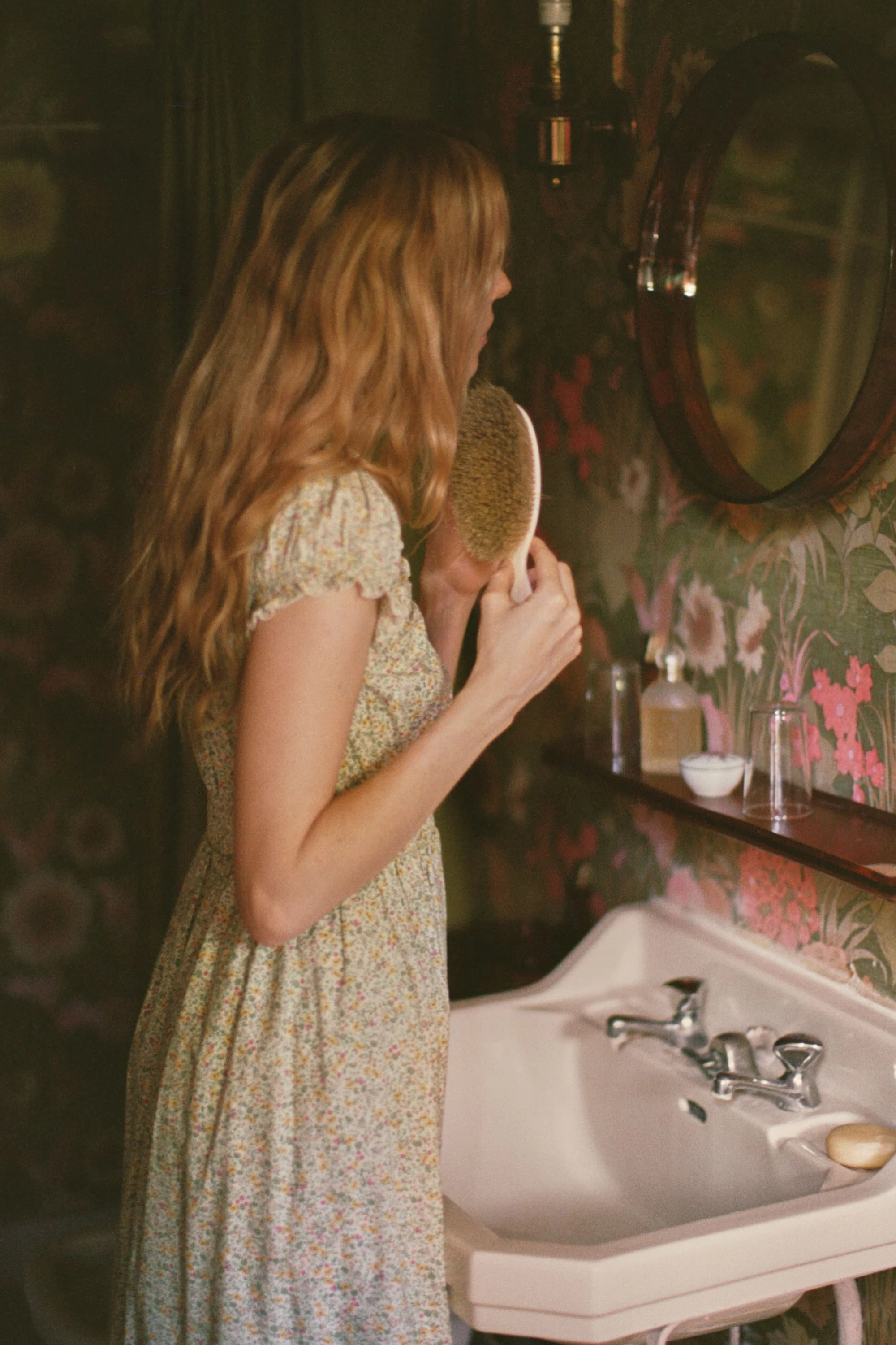Halle Midi Dress in Apple Florette - Image 5