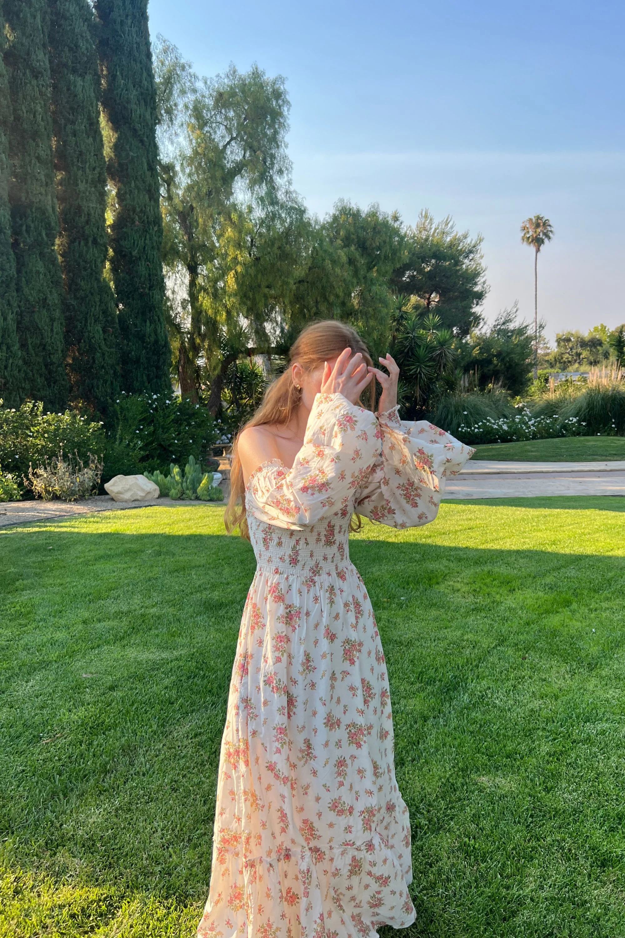 Jane Dress in Della Floral Blush - Image 5