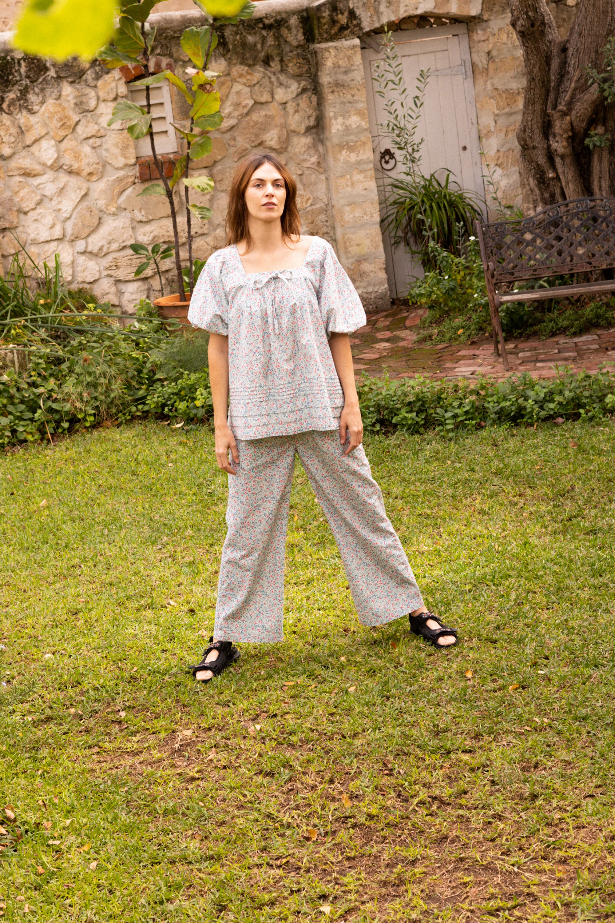 Luka Pant in Cornflower Meadow - Image 6
