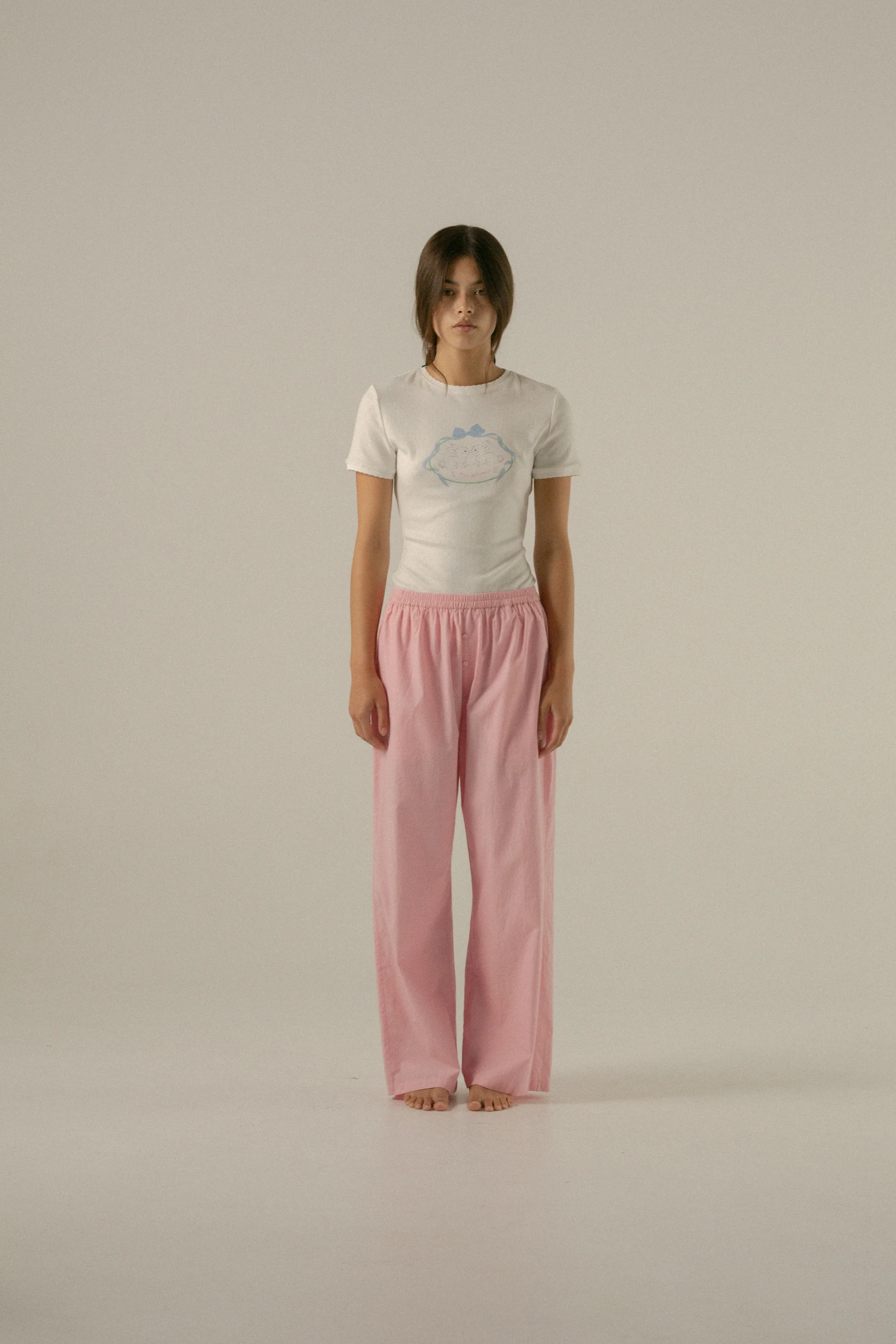 Luka Pant in Juni Rose Pinstripe - Image 8