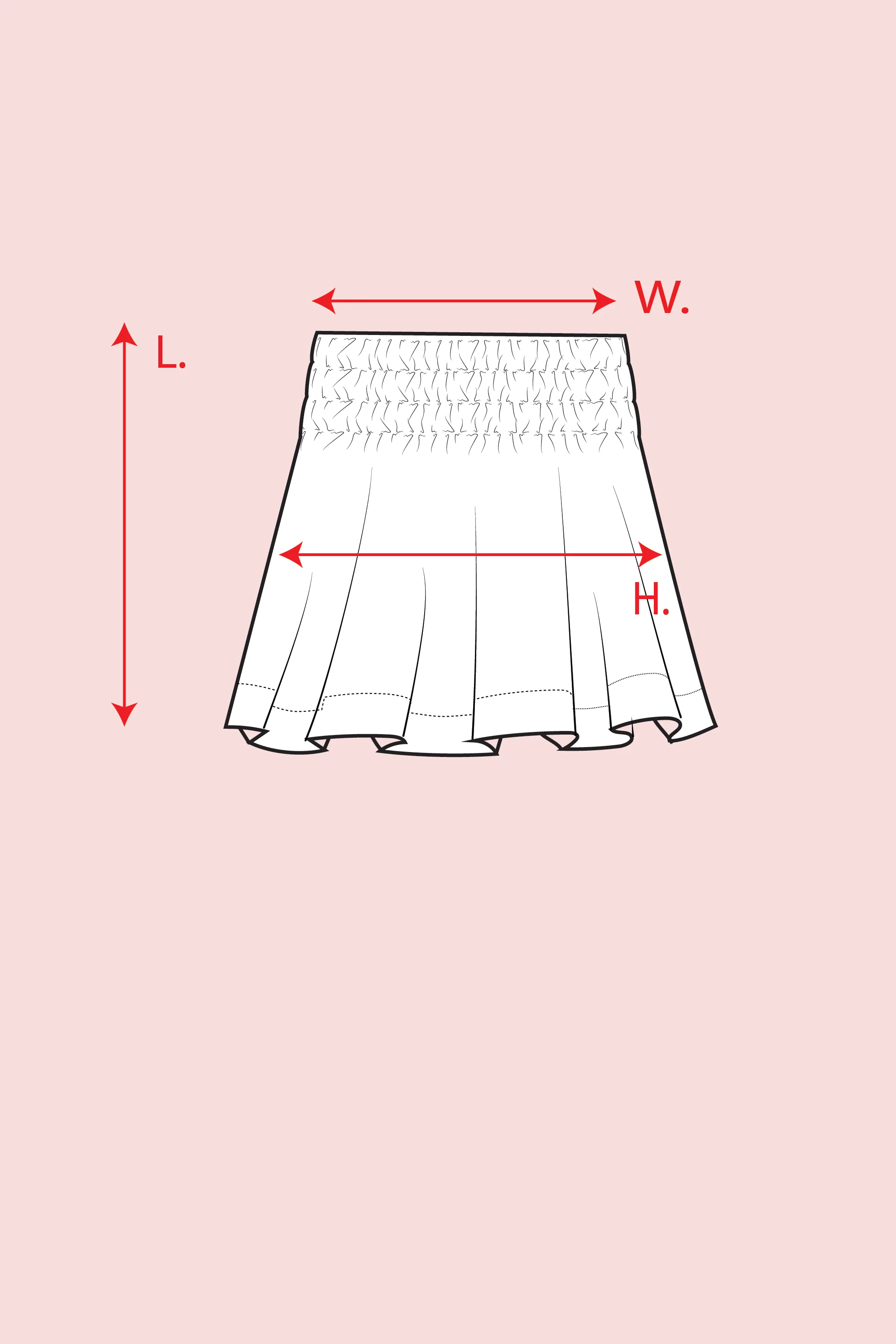 Mary Lou Mini Skirt in Cross Stitch Embroidery - Can be worn as a top - Image 6