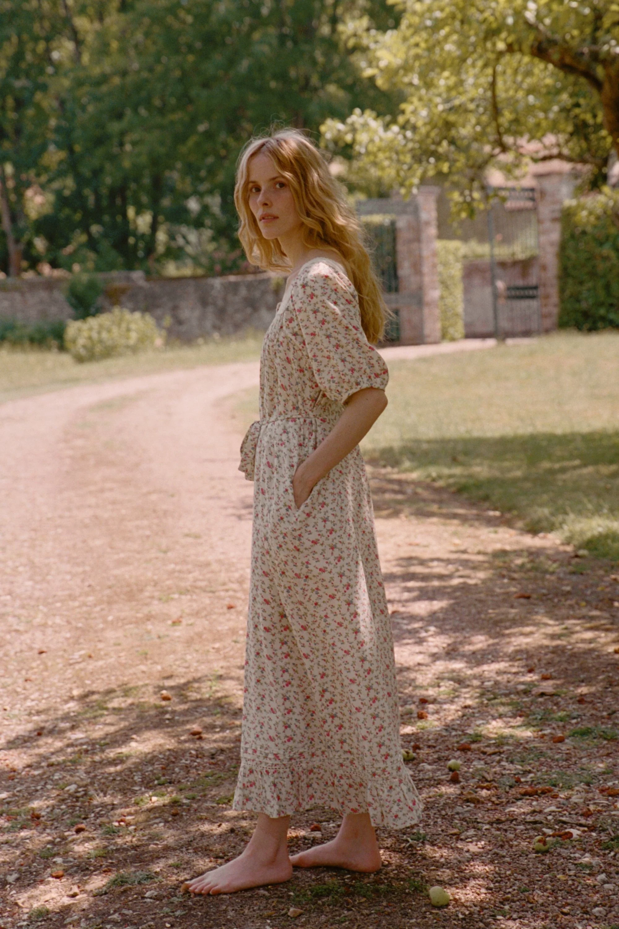 Mila Midi Dress in Henri Vine - Image 5
