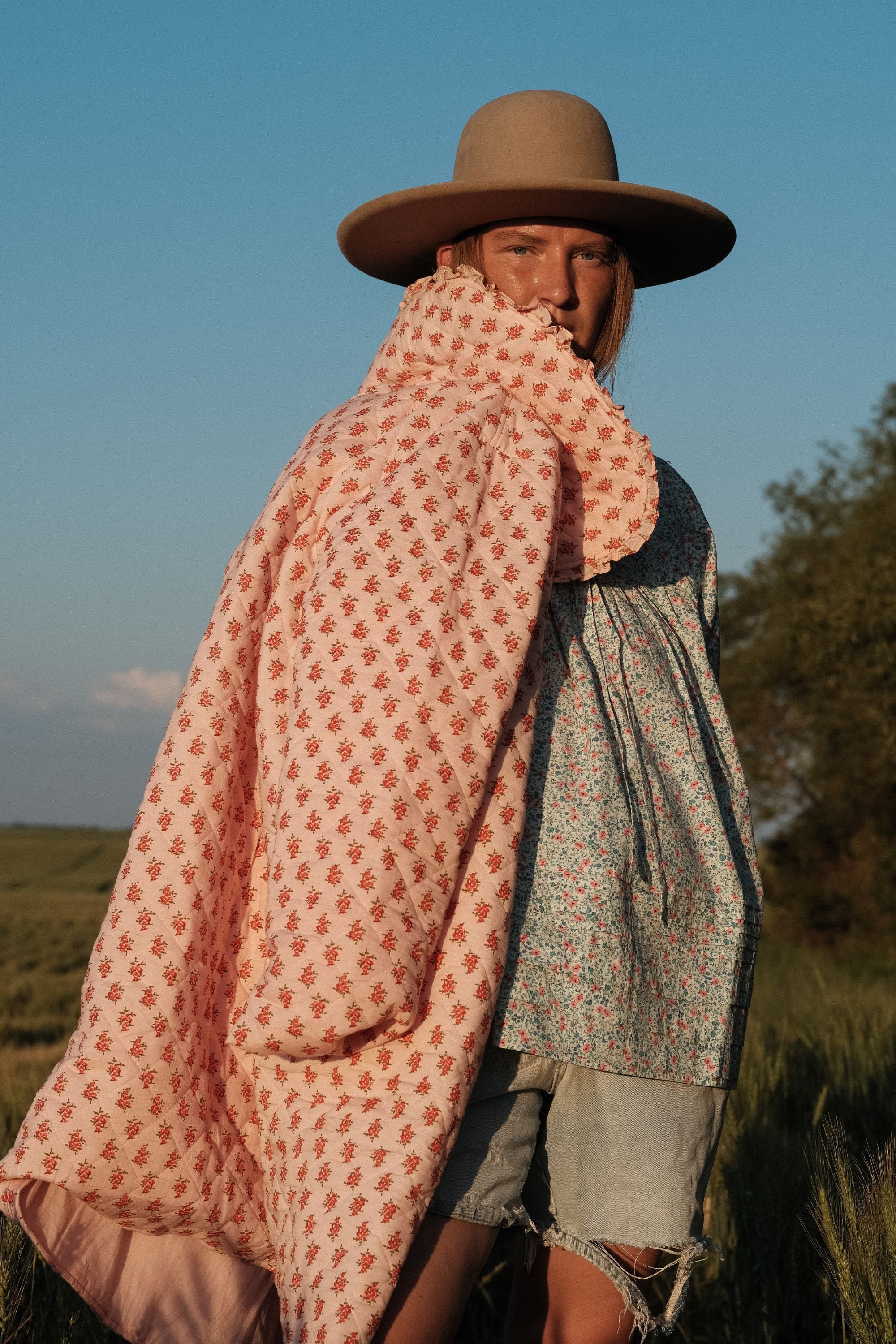 Montana Quilted Jacket in Strawberry Thistle - Image 5