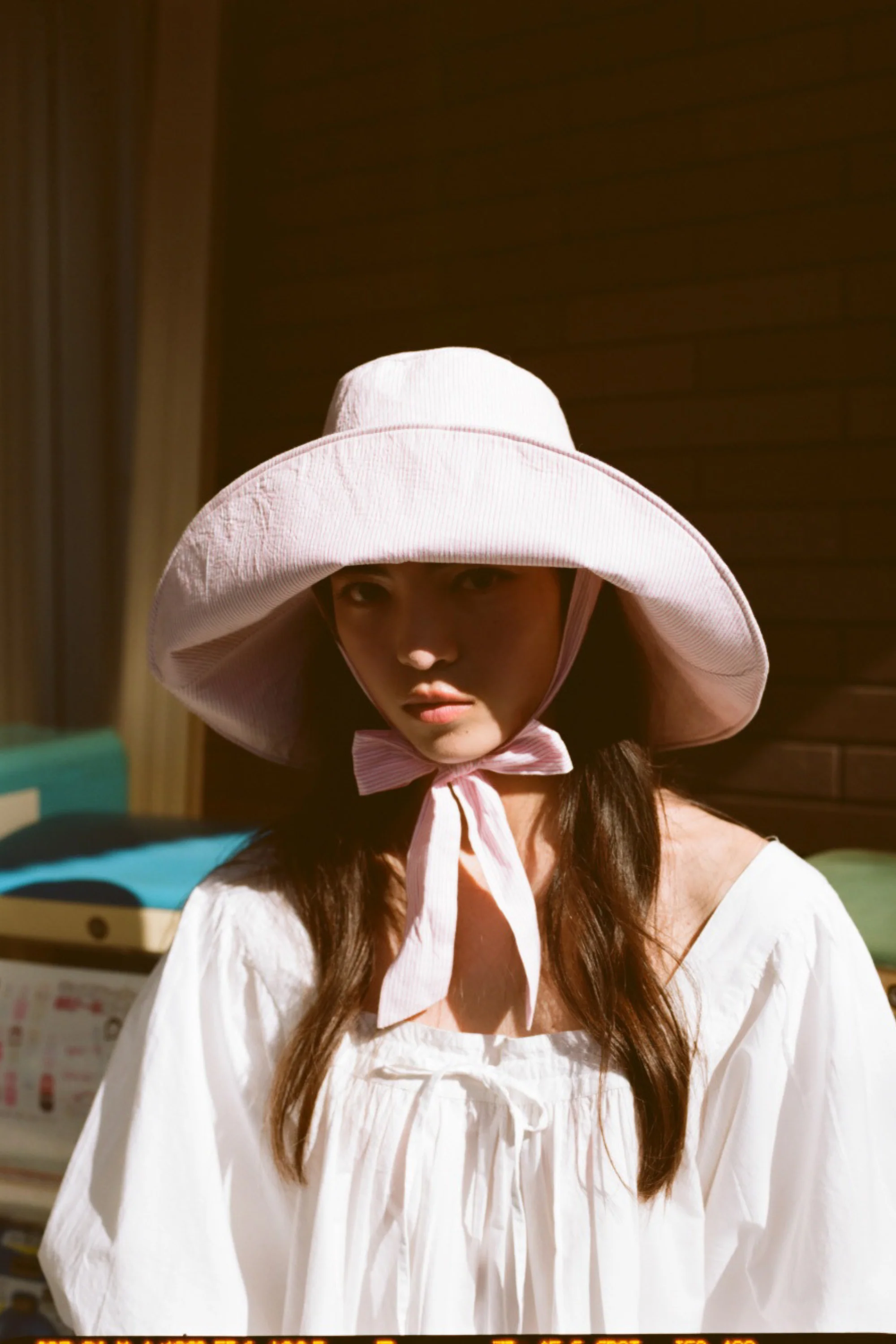Nao Sun Hat in Rosewater Stripe - Image 3
