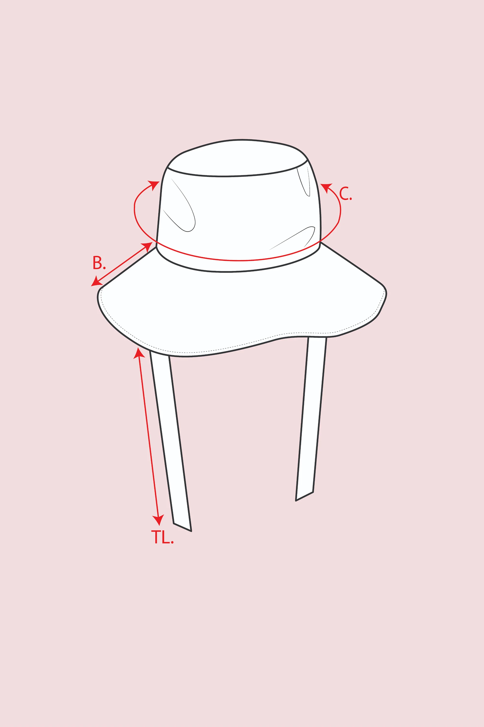 Nao Sun Hat in Rosewater Stripe - Image 5