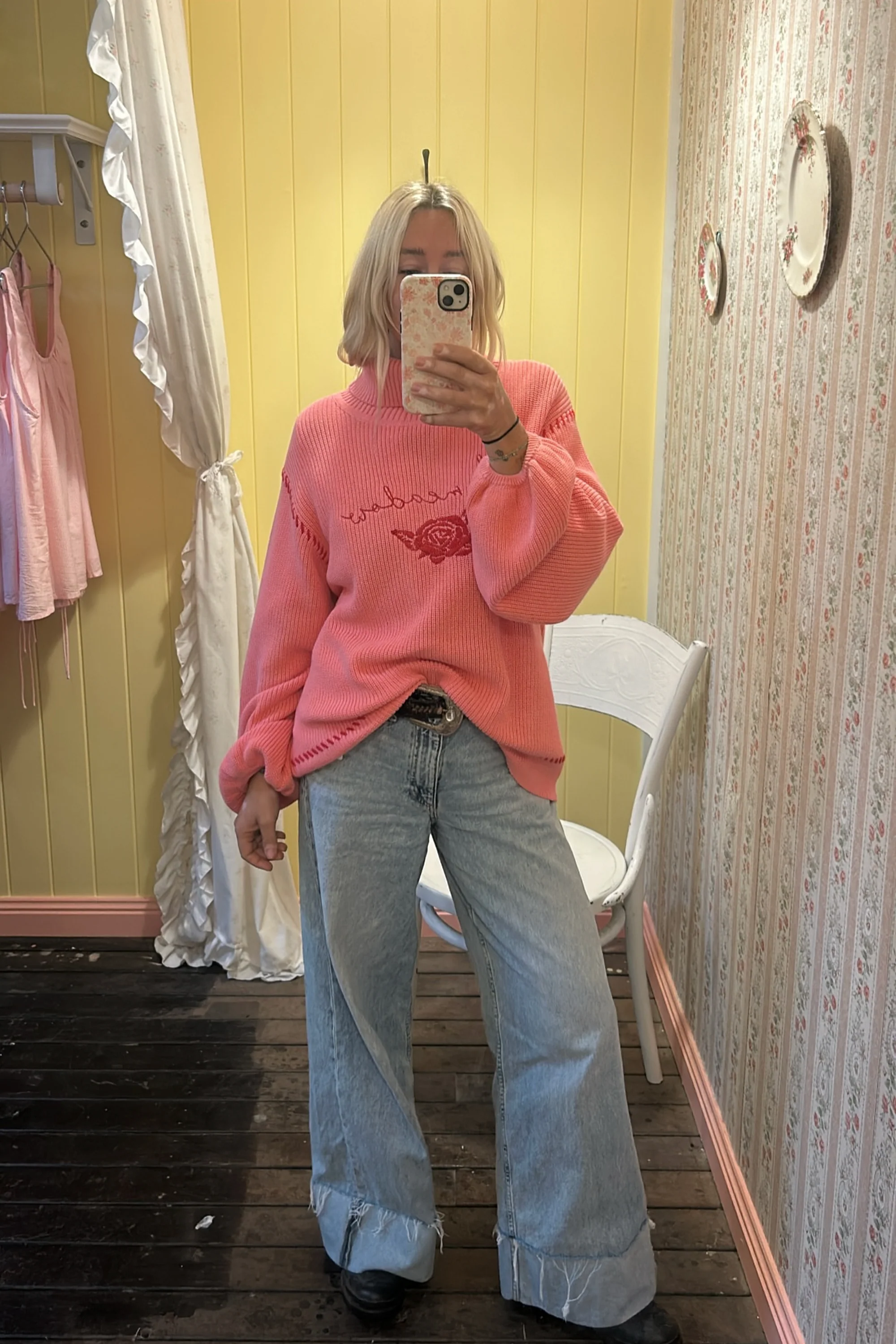 Rosie Knit in Pink - Image 3