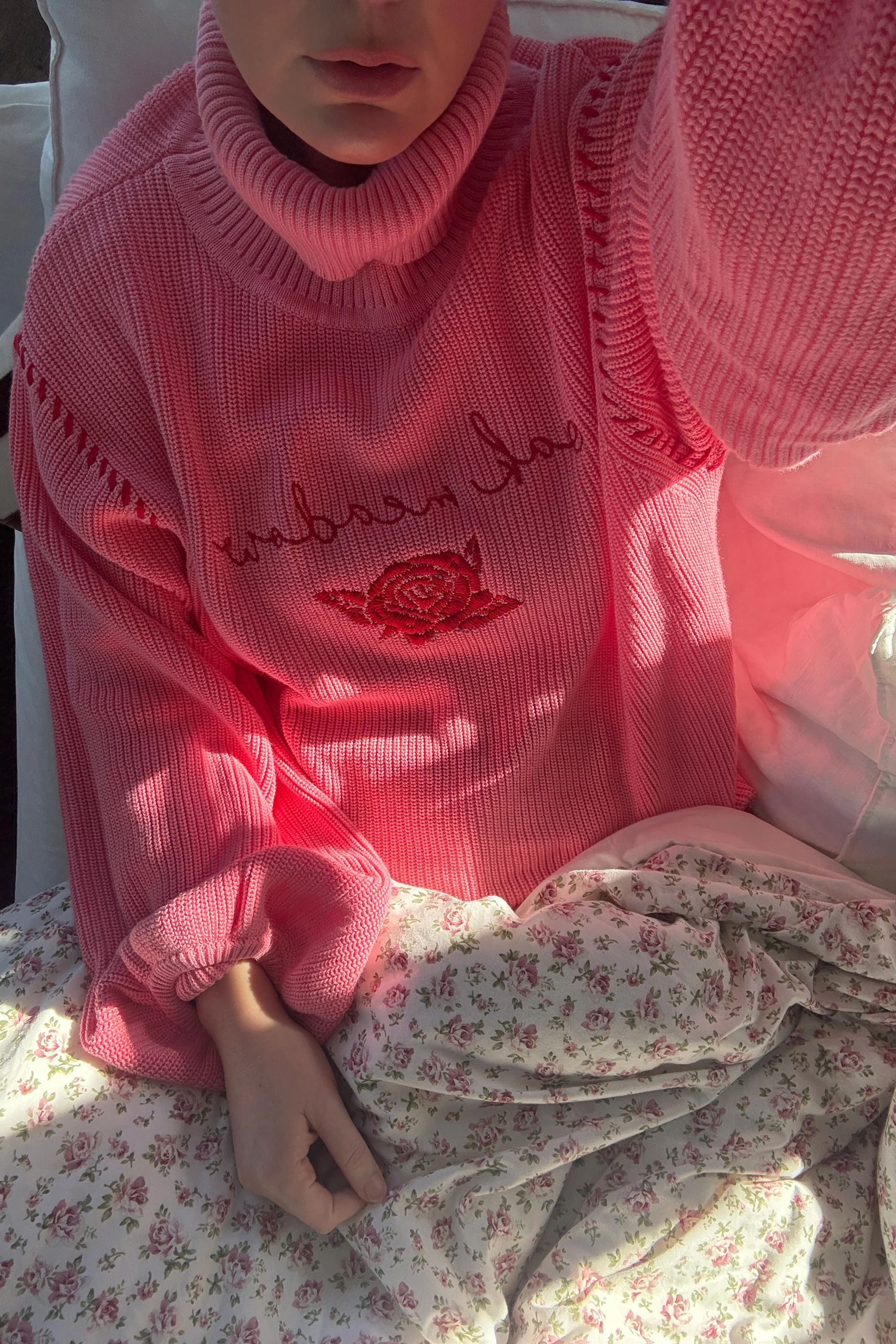 Rosie Knit in Pink - Image 5