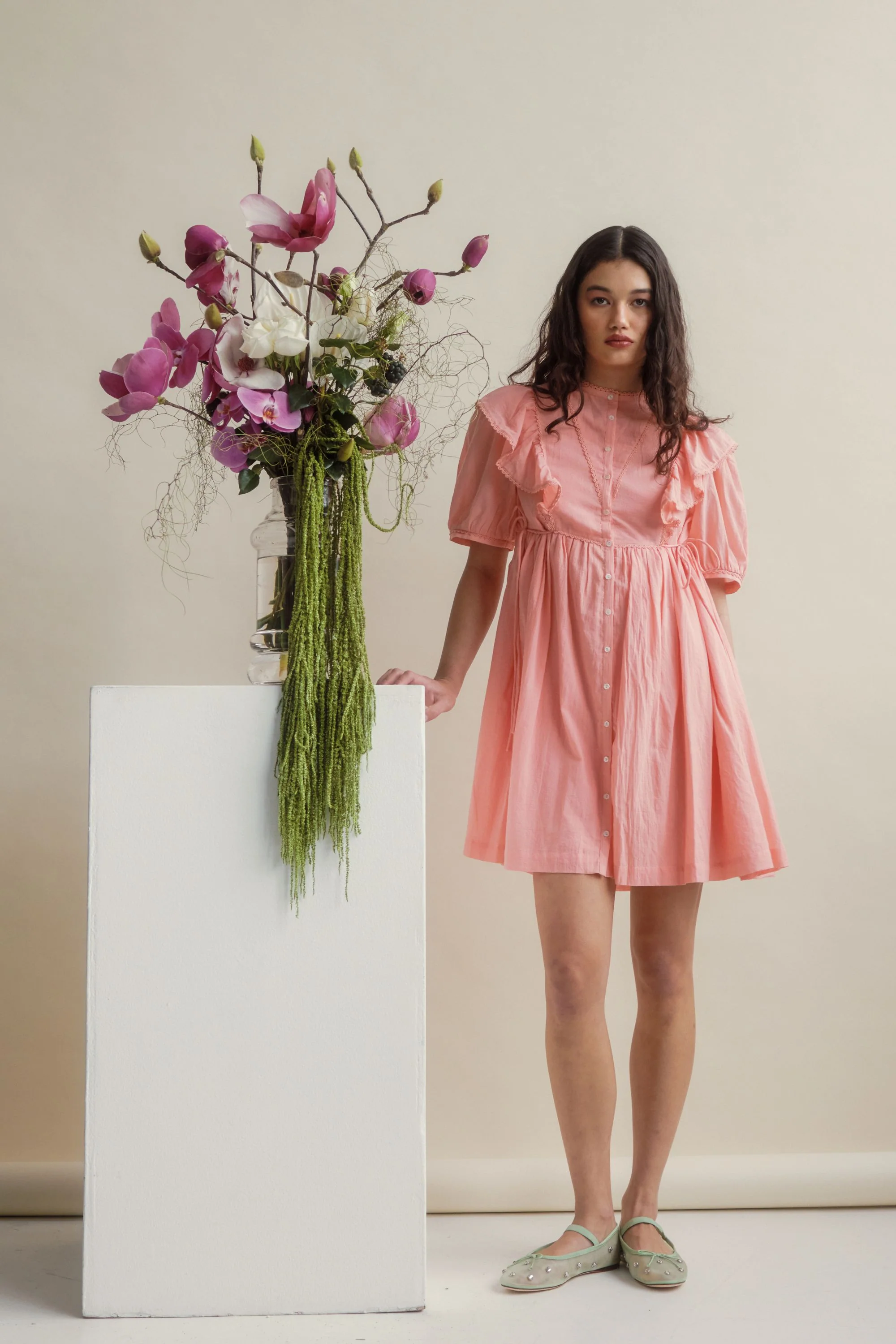 Rumi Dress in Petal Pink - Image 6