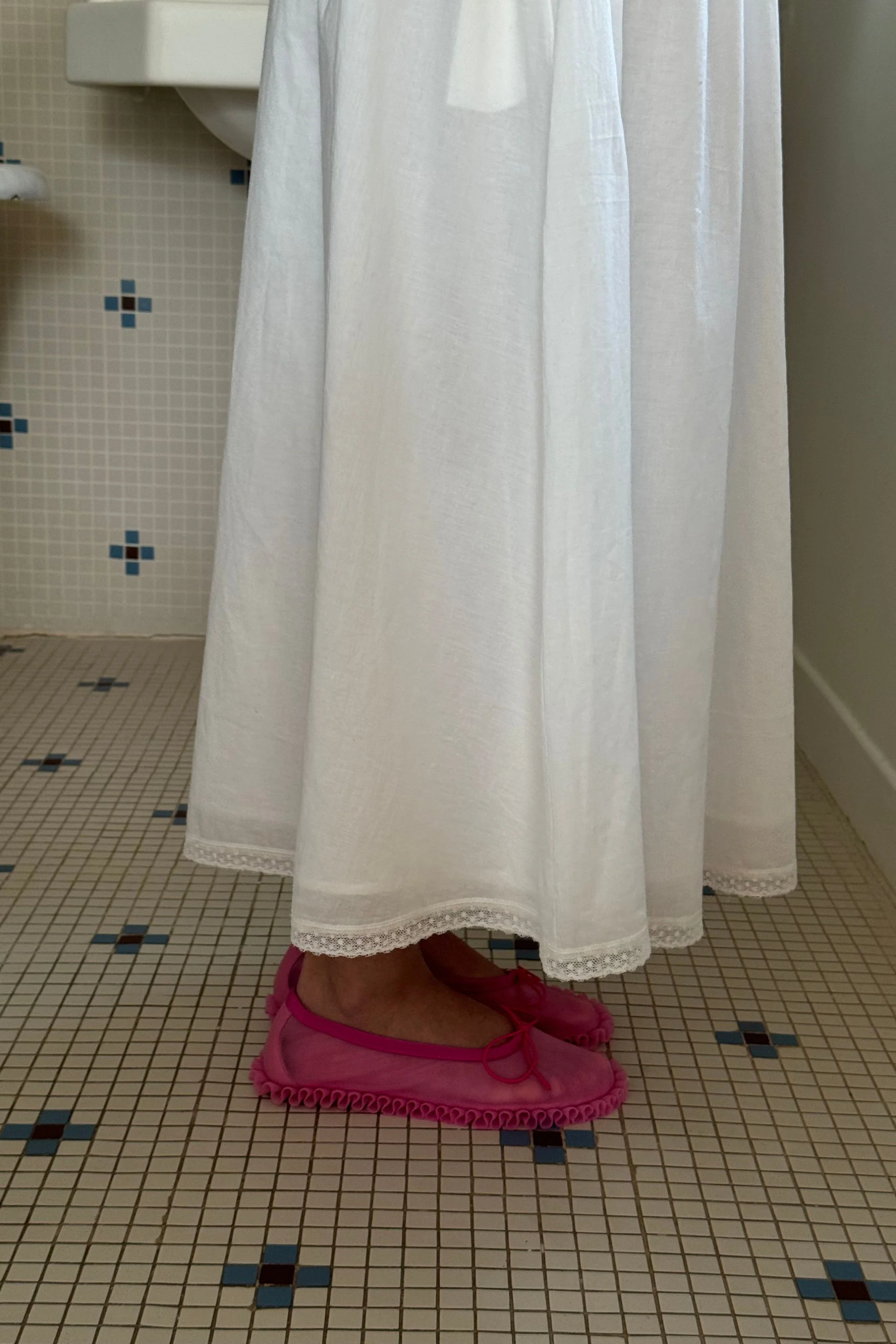 The Annabelle dress in French White ~ Bespoke Design - Image 5