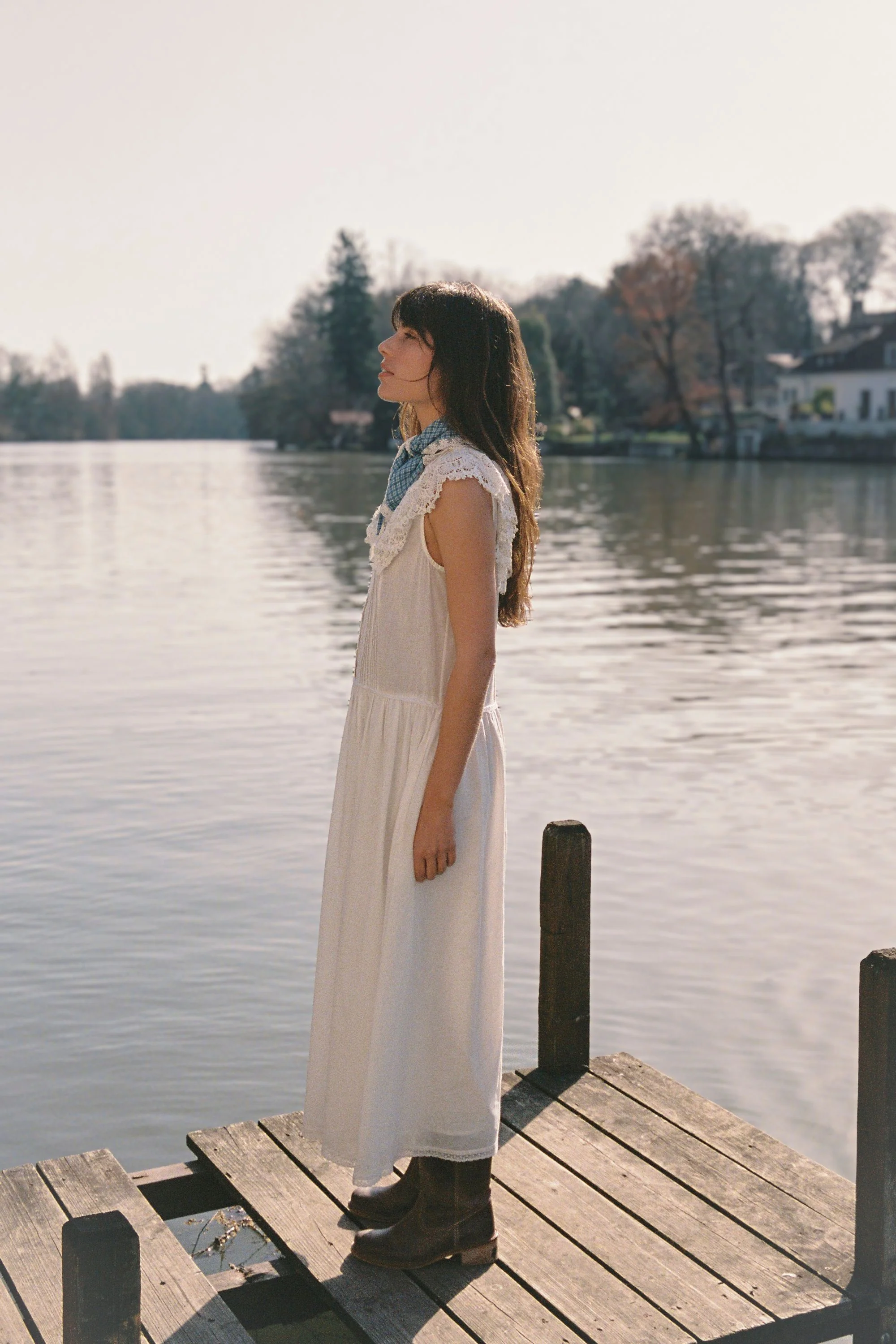 The Annabelle dress in French White ~ Bespoke Design - Image 8