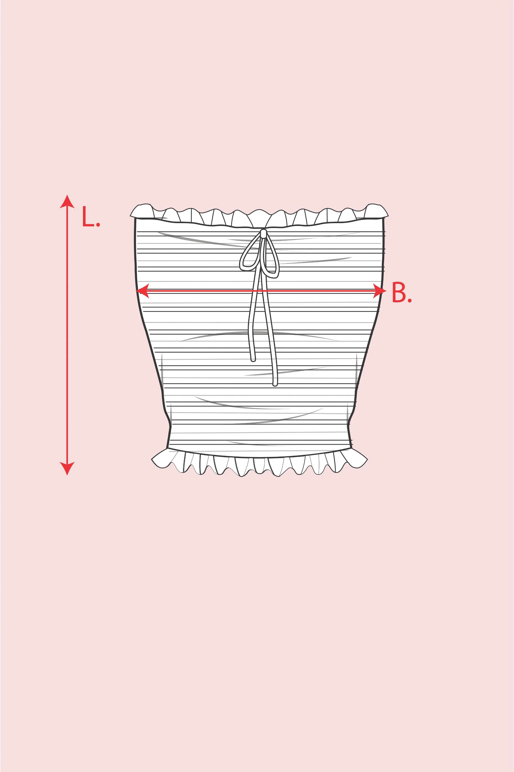 Valli Boob Tube in Rosie Tulip - Image 5